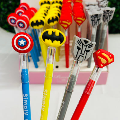 Superhero Pencil (4 Pcs)