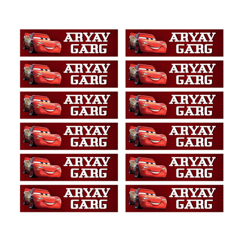 Car - Iron on Label