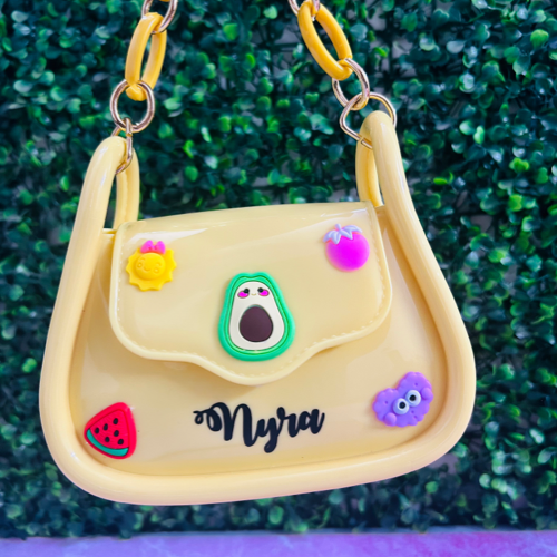 Personalised Mini Sling Bag - Yellow