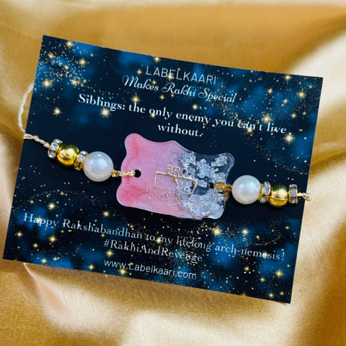 Resin Rakhi - Bro