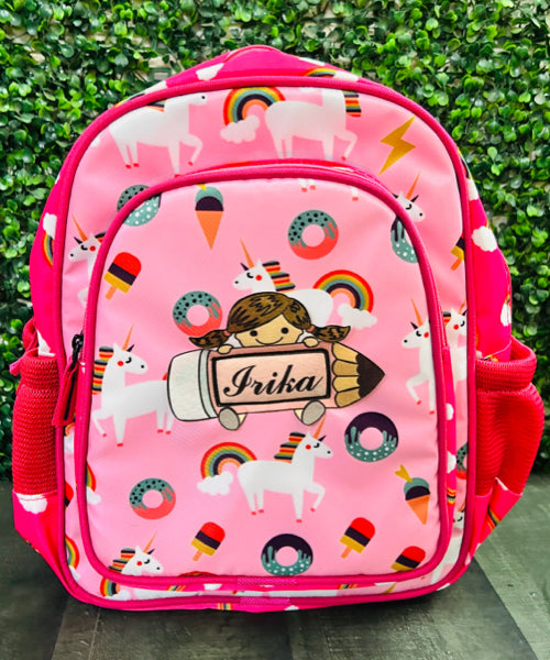 Unicorn - Personalised School Bag