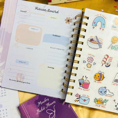 Floral Finesse - Personalised Planner