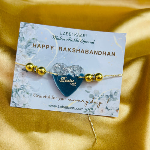 Resin Rakhi - heart