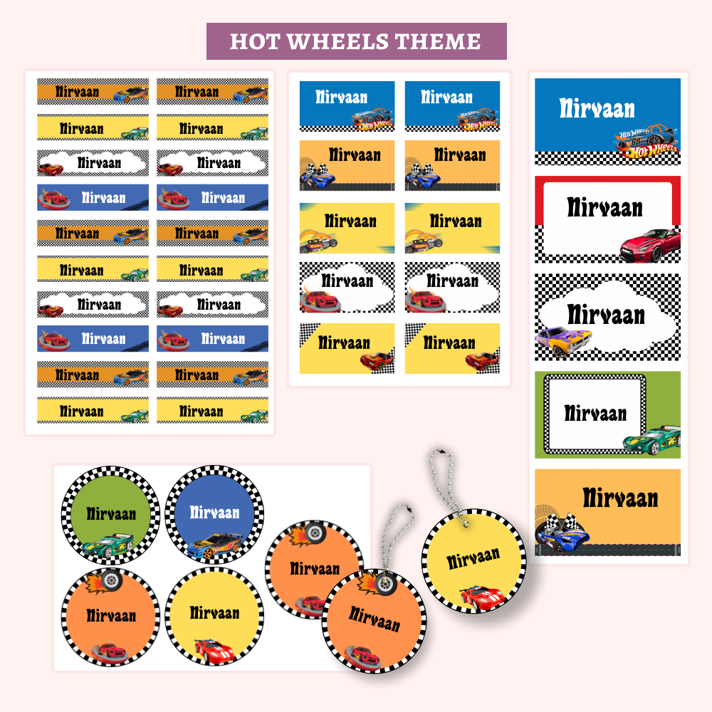 Hot Wheels – Labelkaari