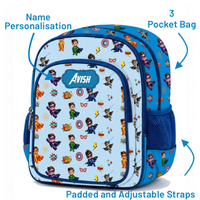 Superhero - Personalised School Bag