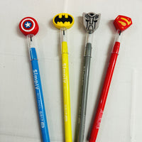 Superhero Pencil (4 Pcs)