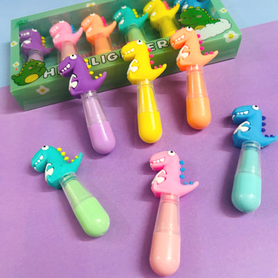 Dinosaur Highlighter (6 Pcs)