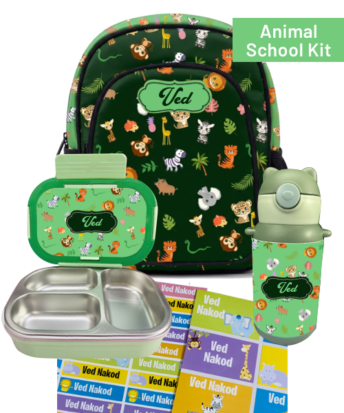 Animal - Personalised School Supply kit