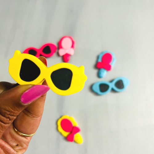 Sunglasses & Mirror Erasers ( Set of 3)