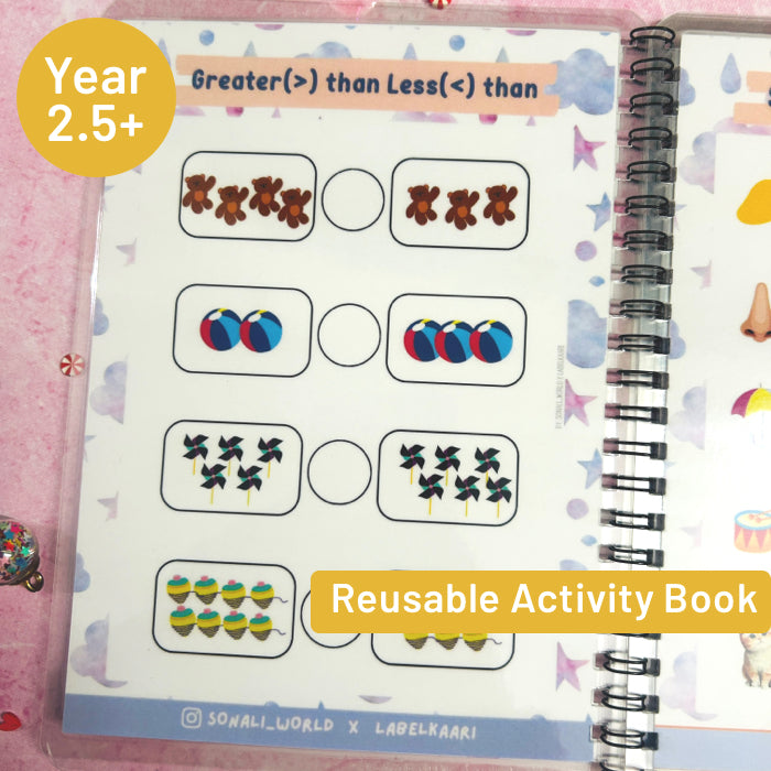 Reusable Activity Book Combo (Level 1 & 2)