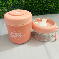 2 Compartment Stainless Steel Lunch Box