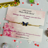 Evil Eye Butterfly Rakhi