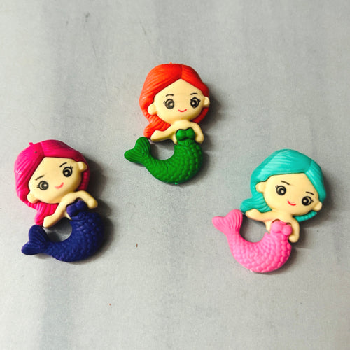 Mermaid Erasers ( Set of 3)