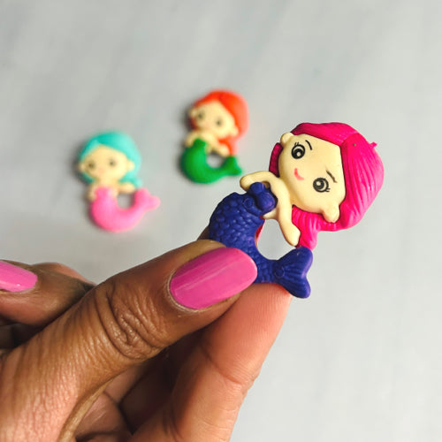 Mermaid Erasers ( Set of 3)