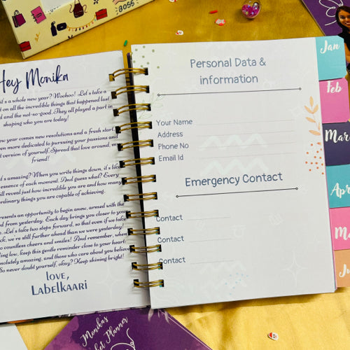 Floral Finesse - Personalised Planner