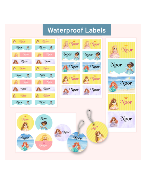 Princess - Personalised School Supply kit