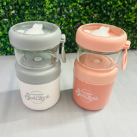 2 Compartment Stainless Steel Lunch Box