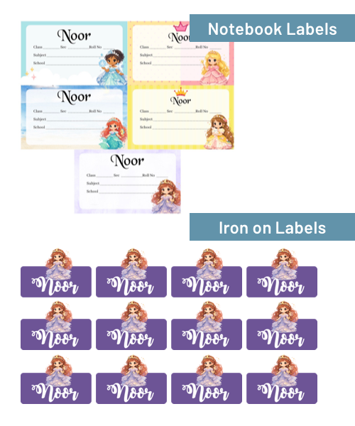 Princess - Personalised School Supply kit