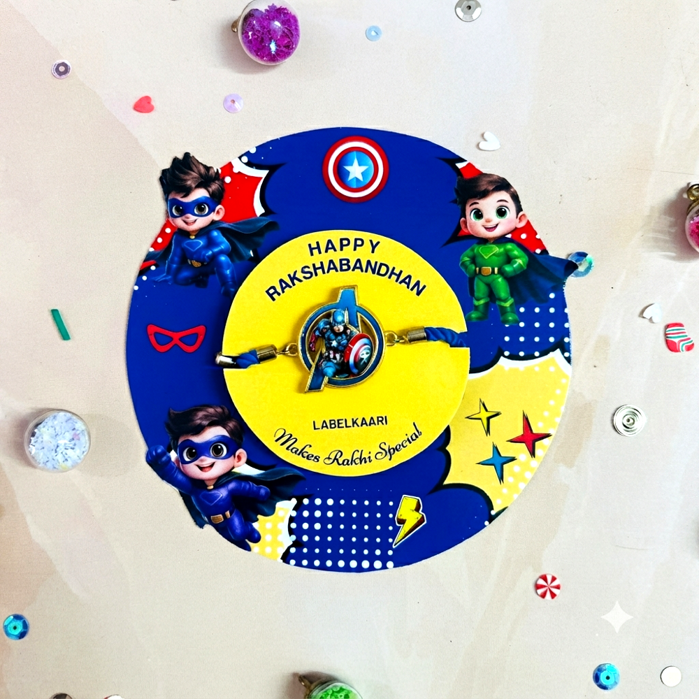 Captain America Spinner Rakhi