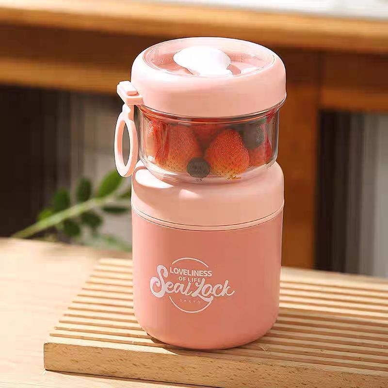 2 Compartment Stainless Steel Lunch Box