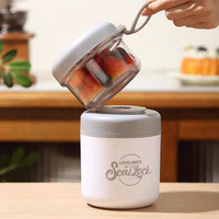 2 Compartment Stainless Steel Lunch Box