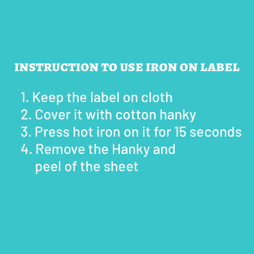 Hulk- Iron on Label